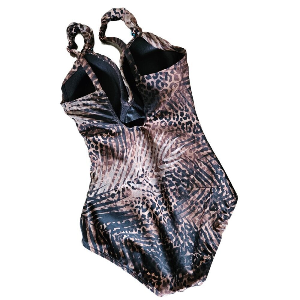 Miraclesuit Tigris Siren Underwire Swimsuit Savan… - image 5